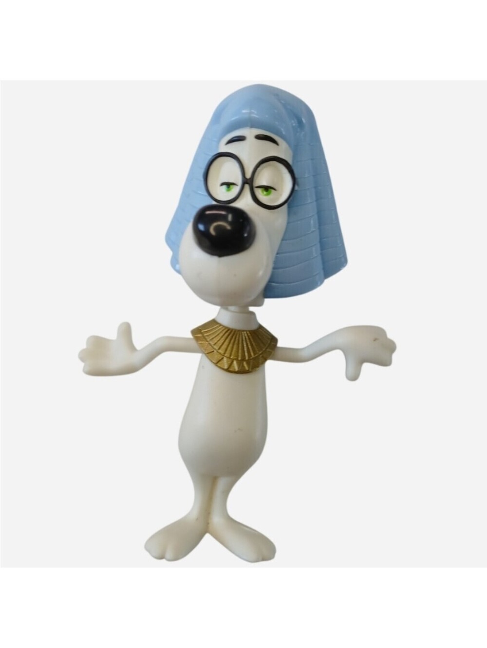McDonald's Happy Meal Toy Mr Peabody Sherman Egyptian Bobble Head Figure 2014